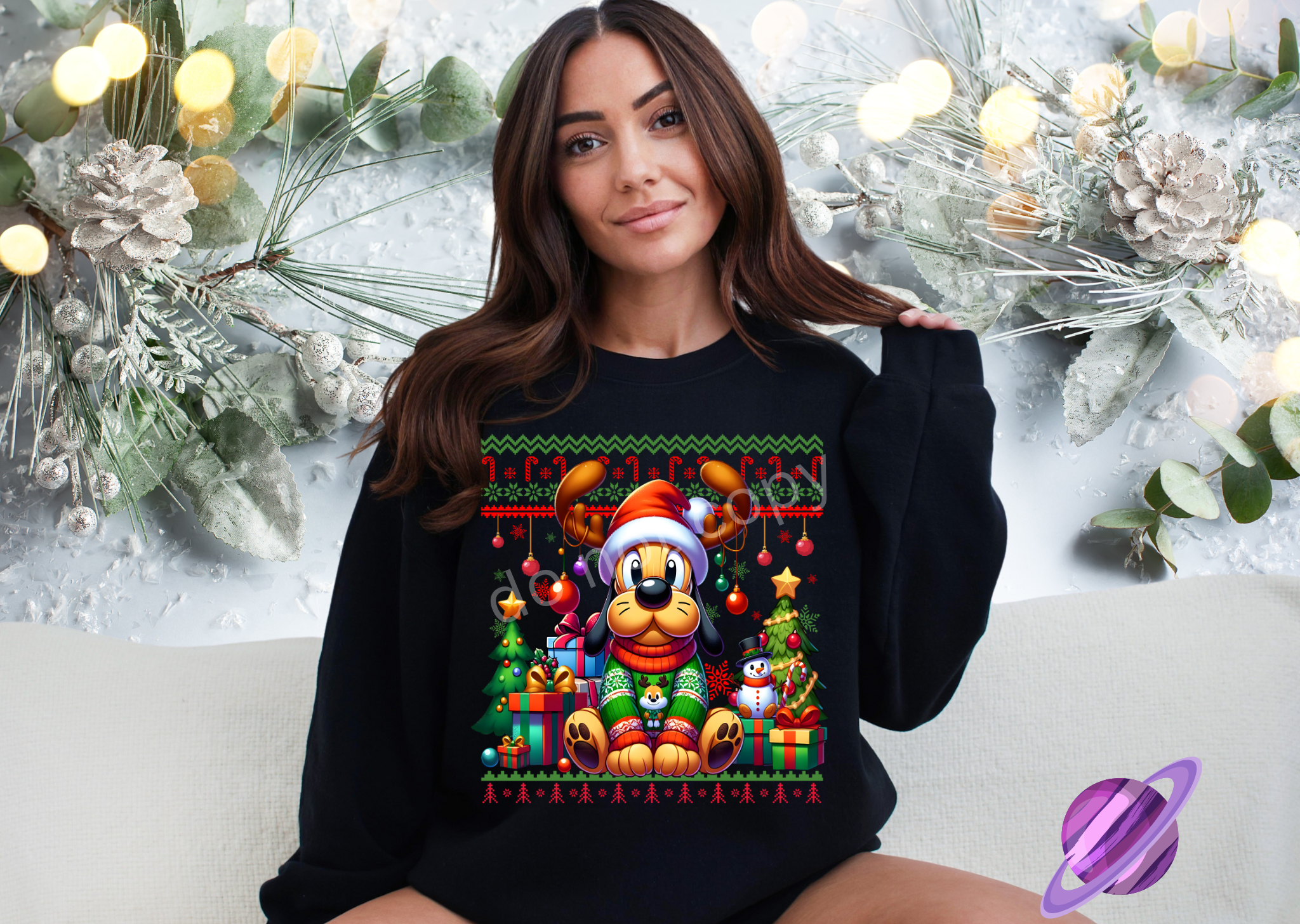 UGLY SWEATER PLUT CREWNECK SWEATSHIRT