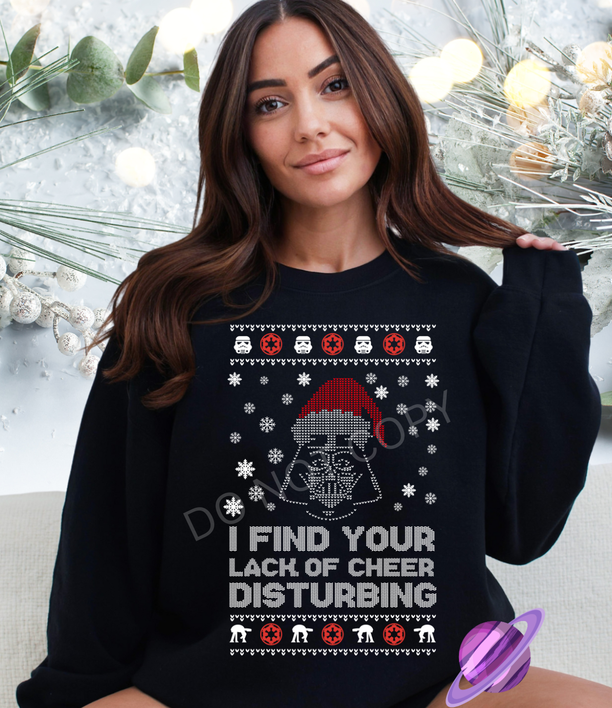 DARKSIDE UGLY SWEATER CREWNECK SWEATSHIRT