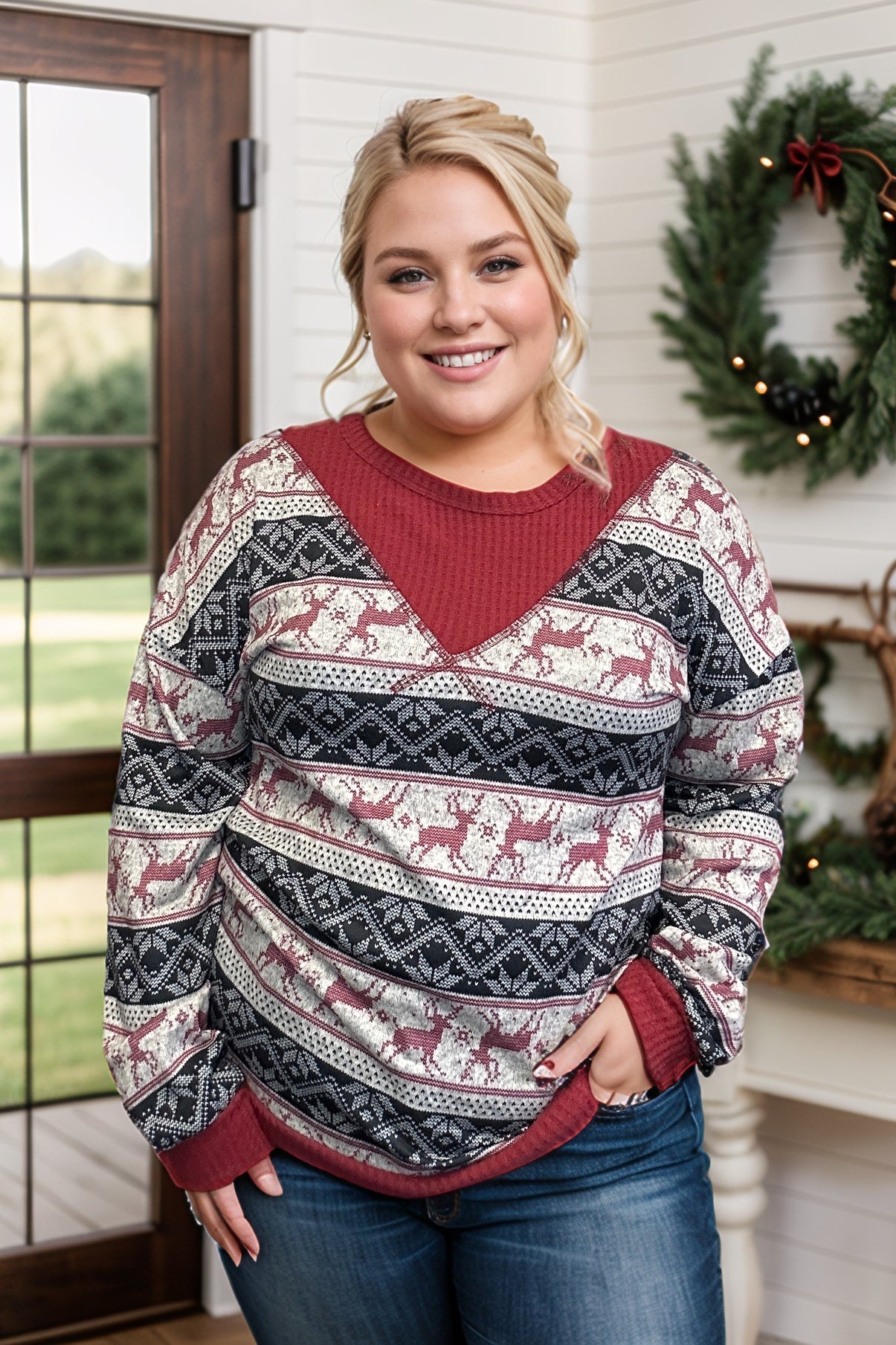 Dancer & Prancer Pullover