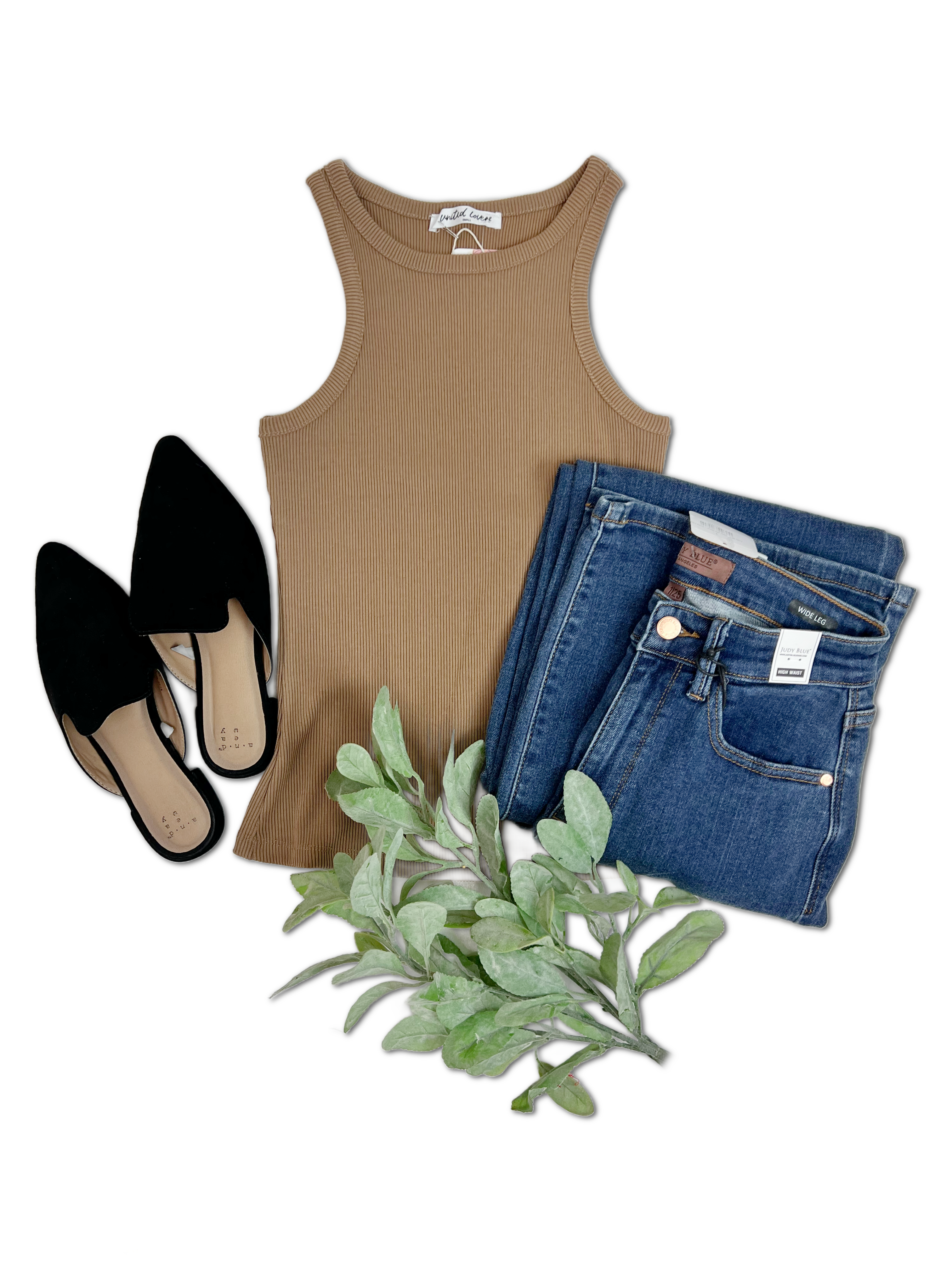 Everyday Summer Tank - Camel