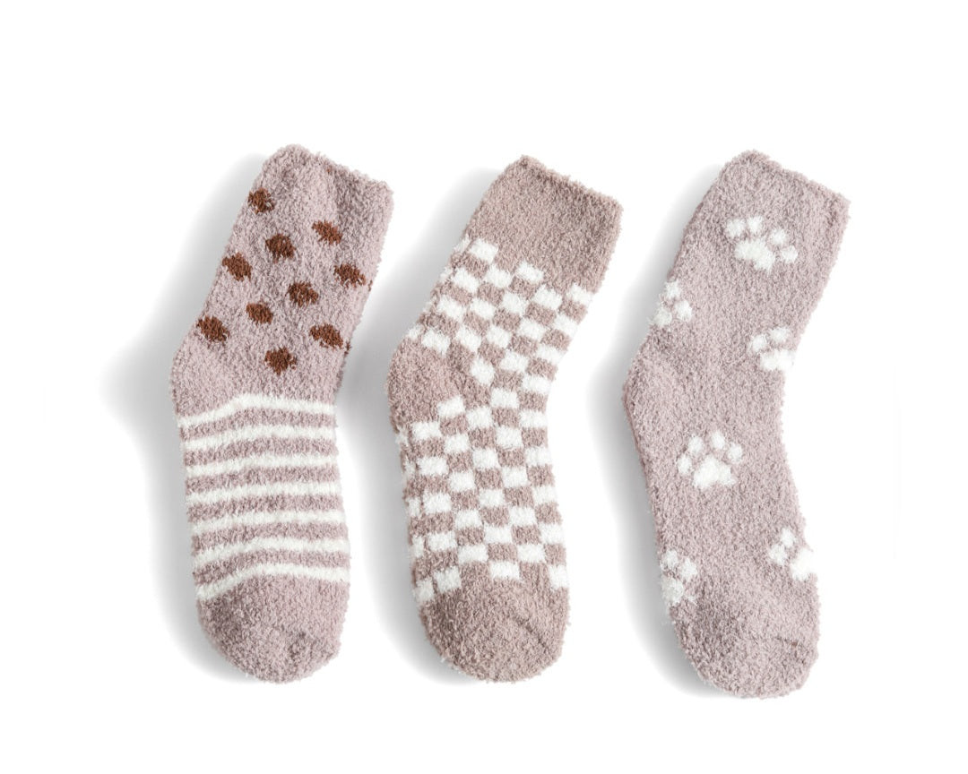 Fuzzy sock sets