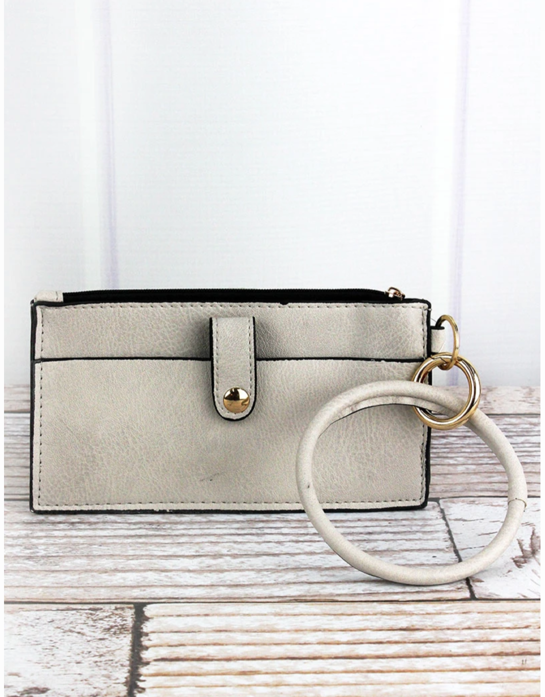 Grey wallet bangle