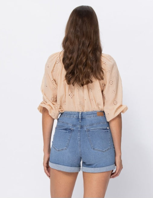 Judy Blue high rise cuffed shorts